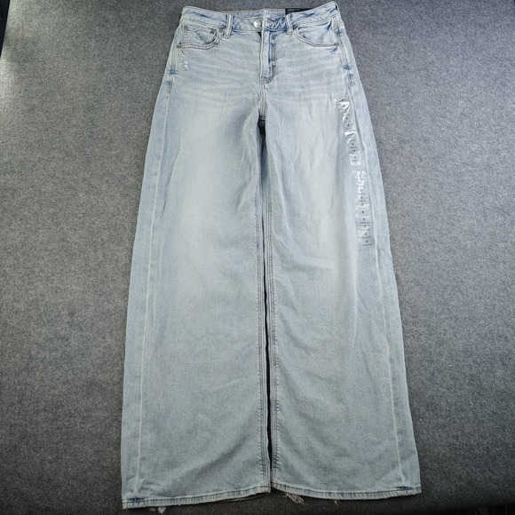 American Eagle Outfitters Denim - American Eagle Dreamy Drape Baggy Wide Leg Jeans Women's 2 Light Wash NWT